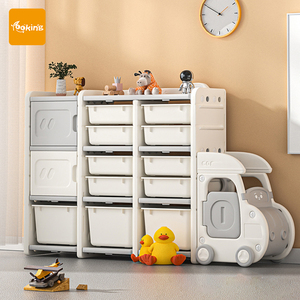 Organisateurs de jouets multicouches domestiques et <span class=keywords><strong>casier</strong></span> de rangement armoire à jouets armoire de Classification Rack armoire de rangement de jouets - Product Image 1