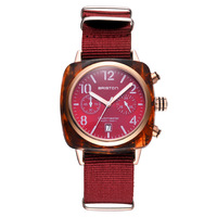 Montre à quartz pour femme avec bracelet en toile, la plus vendue en gros, montre-bracelet tendance pour femme