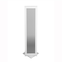 Fournisseur d'armoire de rangement pour bijoux avec miroir, miroir sur pied de pleine longueur à suspendre à la porte, en bois avec miroir