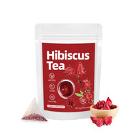 Kantong Teh Bunga Hibiscus Label Pribadi Khusus 2g X 20 Paket, Teh Herbal Kering Mentah