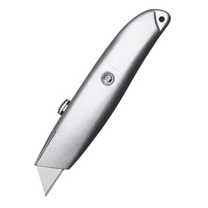 Cuchillo Multiusos de Aleación de Aluminio de Grado Industrial con Hoja de Acero al Carbono OEM para Construcción, Carpintería y Proyectos de Bricolaje - Product Image 1