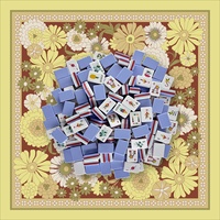Tapis de jeu de mahjong et de cartes en caoutchouc moderne de luxe, silencieux, antidérapant, portable pour la maison et les voyages