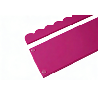 Support de jeu de Mahjong rose pour femmes, en bois, 19 pouces, avec support festonné et poussoir