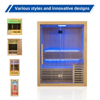 Sauna infrarouge, sauna sec, tente de sauna intérieure pour 1 à 2 personnes, sauna traditionnel à lumière rouge, sauna vapeur traditionnel en promotion