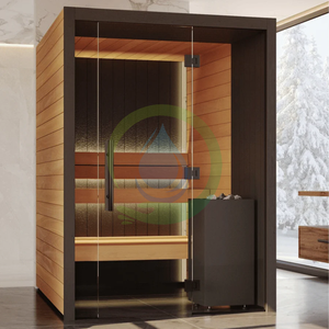 Sang Trọng 2-4 Người Lai Trong Nhà Quang Phổ Đầy Đủ Hồng Ngoại Tắm Hơi 1-2 Người Nhà Xa Hồng Ngoại Phòng Tắm Hơi Cho Sức Khỏe Phòng Tắm Hơi - Product Image 1