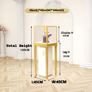 Vitrina de Acrílico Premium para Gafas con <span class=keywords><strong>Caja</strong></span> Transparente y Cerradura con <span class=keywords><strong>Llave</strong></span>, Ideal para Joyería y Gafas de Sol, Resistente al Óxido - Product Image 2