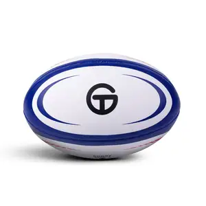 Inflatable Granule Rugby Ball Custom Mini And Official Size Rubber Rugby Ball