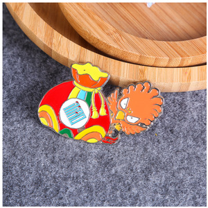 Insignia Metálica Personalizada con Forma Irregular, Diseño de Logotipo con Pin de Seguridad, Regalo Empresarial - Product Image 5