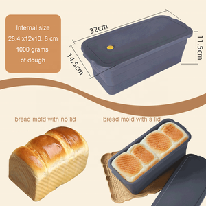 Moule à pain grillé pliable en métal renforcé et épaissi, grande capacité, boîte à glaçons - Product Image 5