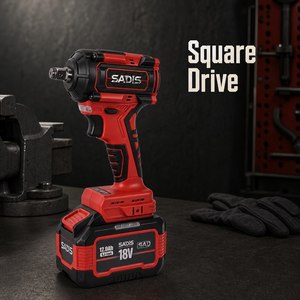 Llave de Impacto Profesional de Alta Calidad Marca SADIS, con Batería de Litio, Sin Escobillas, Alto Torque 500N.m - Product Image 2