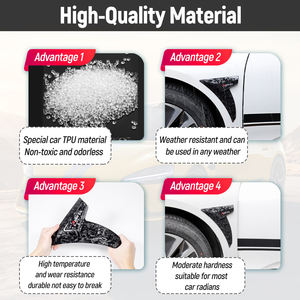 Universal Auto Exterior <strong>Accessories</strong> 2PCS <strong>Car</strong> Fender Side Vents Decal TPU Dart Shape Decorative Stickers - Product Image 5