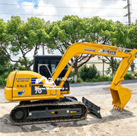 Excavator Crawler Bekas Komatsu PC70 7T dengan Mesin dan Sistem Hidrolik yang Handal, Ideal untuk Pekerjaan Penggalian dan Pemindahan Tanah