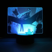 Figuras de plexiglás grabadas con foto real, lámpara 3d de enfermera, luz led nocturna, diseños de anime, luz usb y batería para enfermería