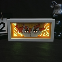 Lampe de table en bois à base de papier découpé, style anime, très vendue, décoration élégante pour la maison, idéale pour les personnes âgées et les célébrations de déménagement