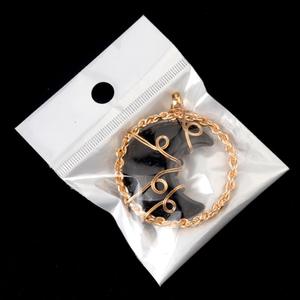 Collier Pendentif Lune Enveloppée en <span class=keywords><strong>Pierre</strong></span> Naturelle de Guérison, Bijou Tendance en Cristal, Idéal Cadeau pour Femme - Vente Flash - Product Image 5