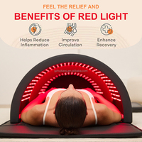 Dôme de sauna infrarouge Fitkang à lumière rouge 660nm 850nm LED PEMF, lit chauffant corps entier à faible EMF en fibre de carbone pour la maison et le salon