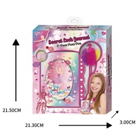 Ensemble de papeterie pour enfants 2024 Journal secret avec serrure à code Stylo pompon Journal avec serrure à code Jouets pour enfants