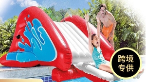 <span class=keywords><strong>Intex</strong></span> Kool giật gân màu xanh trượt nước Inflatable cho trẻ em tùy chỉnh PVC ngoài trời/Đồ chơi trong nhà cho sân sau hồ bơi để sử dụng nhà - Product Image 3