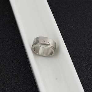 2026 Popular Simple Unique Niche Design Classic Ring Light Luxury Adjustable Unisex's Stainless Steel Rings Wholesale Jewelry - Product Image 5