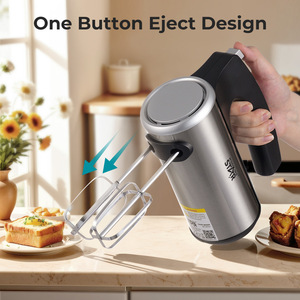 Batteur électrique Winningstar 250W pour la pâtisserie et le fouettage, couleur argent - Product Image 4