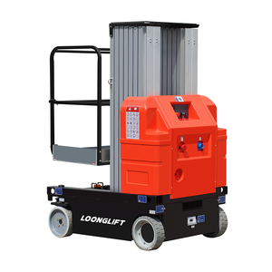 Self-Propelled Mobile Telescopic 6m 8m 9m 10m 11m Mast Aluminum Alloy Mini Vertical Lift Electric Platform <b>Table</b> Ladder - Product Image 3