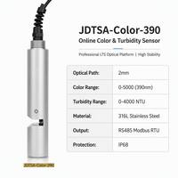 Sensor de Color, Turbidez y Temperatura 3 en 1 JDTSA-Color-390 con Cepillo de Autolimpieza Automático para Aguas Residuales Industriales