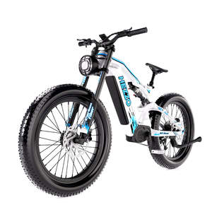 Vélo électrique pliable HEZZO K9 450W 52V 21Ah 25km/h 70-90km 160NM 26 pouces avec moteur central, 9 vitesses, étanche, commande par application, UE/Royaume-Uni/États-Unis - Product Image 2