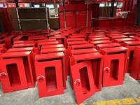 Armoire de rangement en acier ignifuge robuste pour usage industriel accessoire d'extincteur d'équipement de lutte contre l'incendie direct d'usine