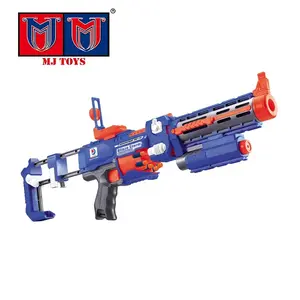 Kid play super cool power shooting b/o gun toys soft bullet per outdoor