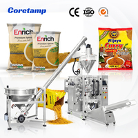 Machine d'emballage verticale entièrement automatique VFFS avec remplisseuse à vis pour poudre 1 kg - Prix usine