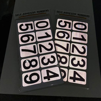 Autocollants réfléchissants personnalisés en vinyle découpé, autocollants auto-adhésifs résistants aux intempéries pour boîtes aux lettres et numéros de maison