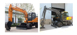 Nueva Excavadora de Ruedas con Motor, Garra para Madera, Orugas Retráctiles para Trituración de Carreteras y Movimiento de Tierras - Product Image 4