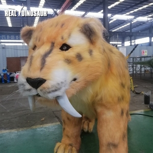 Animal animatrónico de tigre dentado, sable realista de tamaño real - Product Image 4