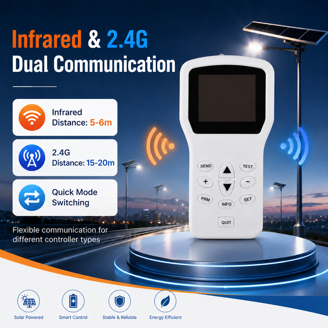 Sukite RC1 Wireless Programming Remote Control with Infrared & 2.4G for Solar Controllers