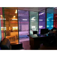 Verre feuilleté trempé de haute qualité à trois couches, PVB réfléchissant, pour fenêtre, mur rideau extérieur, atelier industriel, décoratif