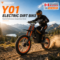 Moto tout-terrain électrique légère 3000W 48V 30Ah 14/12 pouces pour adulte, livraison rapide, sans droits de douane, en stock au Canada