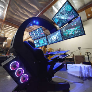 Fauteuil <span class=keywords><strong>PC</strong></span> inclinable zéro gravité IW320, très vendu, avec fonction massage, comme support Altwork, jusqu'à 5 moniteurs, confortable et facile à utiliser - Product Image 6