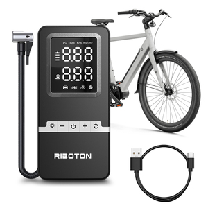 Compresor de Aire Portátil de Alta Velocidad de 150 PSI en Oferta, para Neumáticos de Automóviles, SUV, Motocicletas, Bicicletas, Apagado Automático Digital, Luz LED - Product Image 1