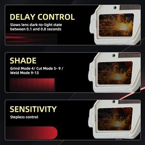 Nuevas Gafas de Soldadura con Atenuación Automática Solar y 2 Sensores para Soldadura TIG MIG MMA Plasma - Product Image 5