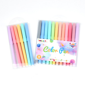 Lot de 12 feutres aquarelles économiques à double pointe pour l'école, le bureau, la médecine et la promotion - Product Image 2
