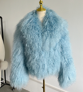 Новинка: винтажная куртка из натурального меха ламбы (Монголия) - Product Image 6