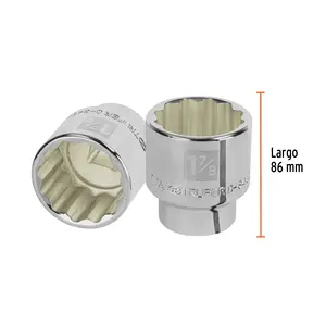 Boîte de 3 douilles à 12 points de 1-7/8 po, entraînement 3/4 po, TRUPER - Product Image 1