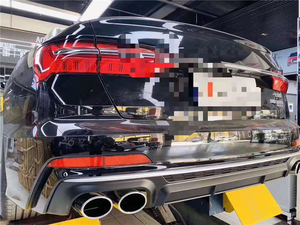 กันชนท้ายรถดัดแปลง <span class=keywords><strong>A6</strong></span> S6อัปเกรดกันชนหลังตัว <span class=keywords><strong>S</strong></span> พร้อมท่อไอเสียสำหรับ <span class=keywords><strong>Audi</strong></span> <span class=keywords><strong>A6</strong></span> 2019 <span class=keywords><strong>2020</strong></span> 2021 2022 - Product Image 5