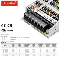 Alimentation à découpage encastrée Jiangtek LPS-150F-12 150W 12V 12.5A avec plage de tension d'entrée universelle