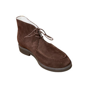 Nouvelles bottes de style britannique en cuir véritable nubuck de qualité supérieure, respirantes, à lacets, pour hommes - Product Image 5