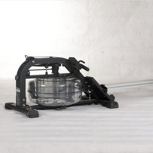 Rameur pliable Cheernin avec une capacité de 350 lb pour une utilisation à domicile, avec un coussin de siège confortable, un moniteur LCD, une machine de rame à eau - Product Image 4