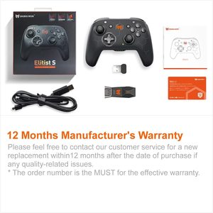 Controlador de juego inalámbrico para teléfono móvil, dispositivo con doble modo BT/alámbrico, con giroscopio de seis ejes y 16 teclas - Product Image 5