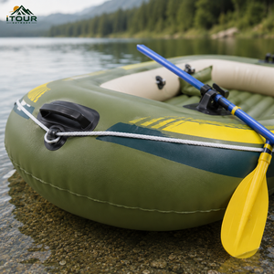 <span class=keywords><strong>Kayak</strong></span> Inflable para 2 Personas, Resistente, de PVC, Plegable, para Pesca, Recreación, Deportes Acuáticos, Venta Directa de Fábrica - Product Image 4