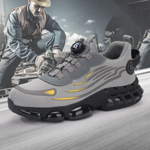 GUYISA <span class=keywords><strong>Scarpe</strong></span> <span class=keywords><strong>da</strong></span> <span class=keywords><strong>Lavoro</strong></span> <span class=keywords><strong>da</strong></span> Uomo Sneakers Grigie <span class=keywords><strong>da</strong></span> Cantiere con Punta in Acciaio <span class=keywords><strong>Scarpe</strong></span> Antinfortunistiche Anti-schiacciamento - Product Image 6