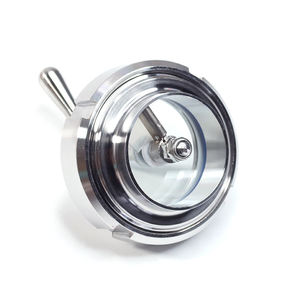 ウェンセン 304 316 サニタリーグレード ステンレス鋼 溶接ユニオン サイトグラス（ワイパースクレーパー付き） - Product Image 2